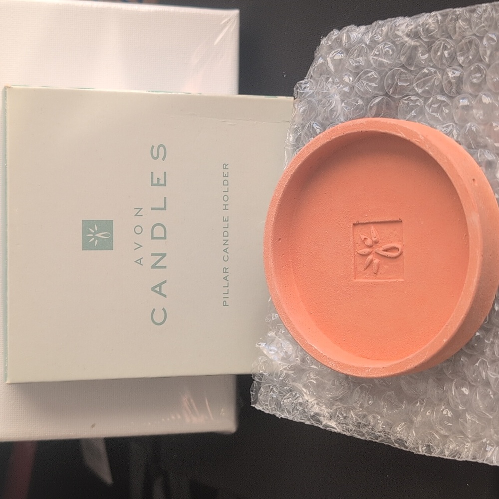 Avon Pillar Candle Holder (X2)